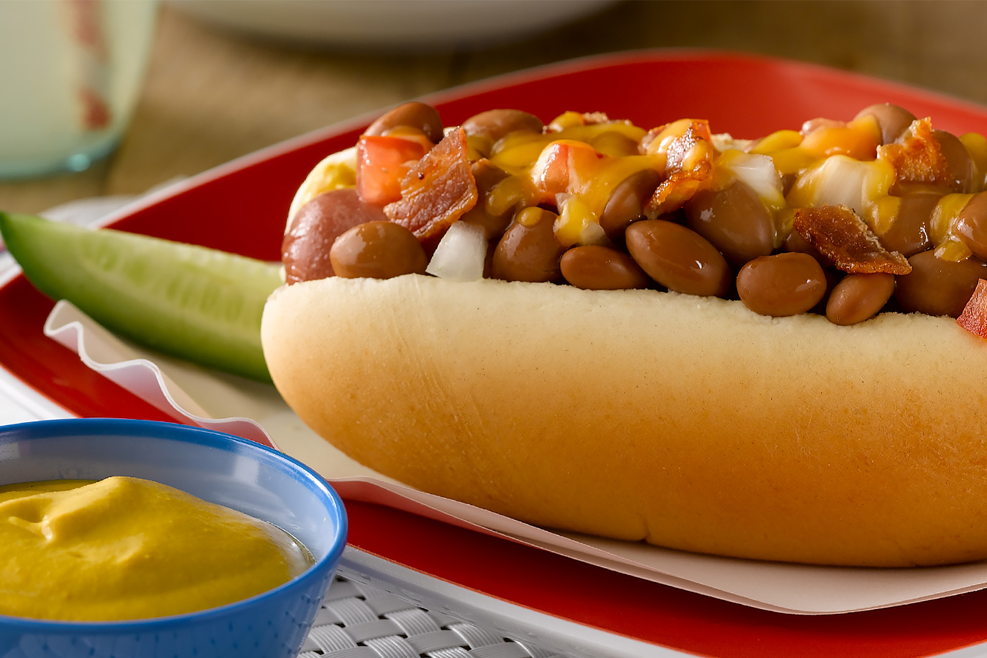 Cheddar Chili Dogs | BUSH’S® Beans